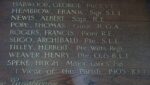 Memorial Board in St Andrew's Church, Curry Rivel